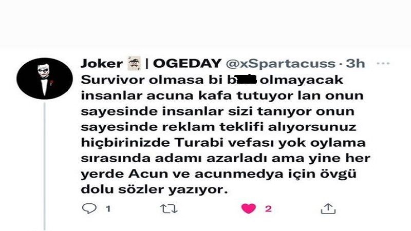 Turbo Turabi Sahneye Çıktı, Acun Ilıcalı’ya Cephe Alan Yarışmacılara Ateş Püskürdü! “Survivor Olmasa Bir B.k Olamayacak İnsanlar…” 3