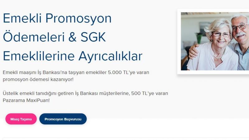 İş Bankası'ndan Emeklilere Karşılıksız Ödeme Hizmeti: Hem Maaşa Hem Promosyon Ödemesine Ek 500 TL Tanımlanacak! 2