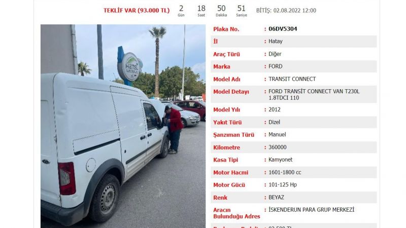 Ziraat Bankası, Skoda Ve Ford Marka 3 Aracı Satılığa Çıkardı! 5460 TL'yi Ödeyen 2012 Model Aracın Sahibi Olabilecek! 3