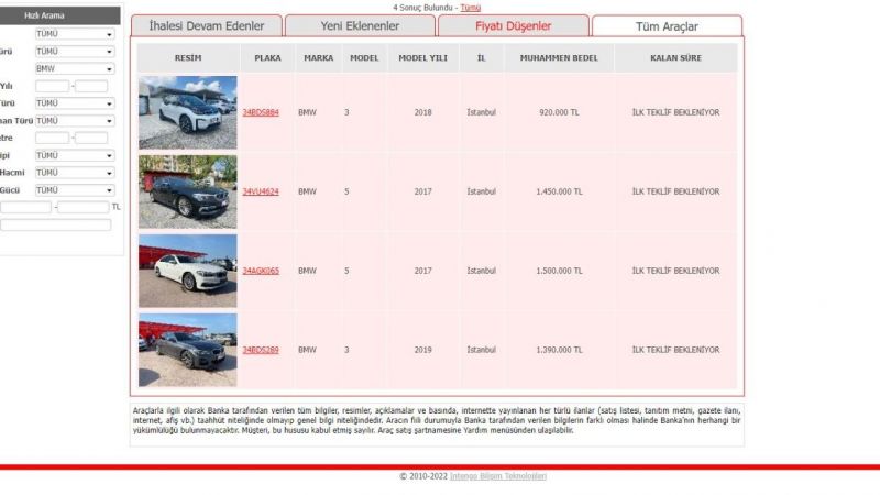 Lüks Araç Tutkunlarına Kamu Bankasından Müjdeli Haber: 55 Bin 200 TL Yatıran, 2018 Model BMW İ3 İçin Fiyat Teklifi Verebilecek! 2