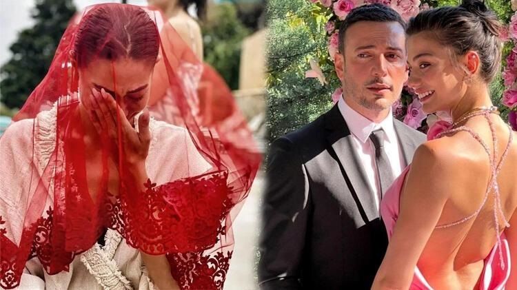 Demet Özdemir ve Oğuzhan Koç Evlendi, Düğüne Özdemir’in Gelinliği Damga Vurdu! “Gelinlik Değil, Masa Örtüsü…” 1