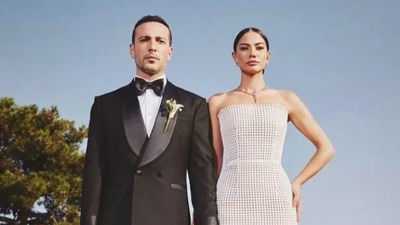 Çiçeği Burnunda Evli Çift Demet Özdemir ve Oğuzhan Koç’tan İlk Romantik Pozlar Geldi! 1