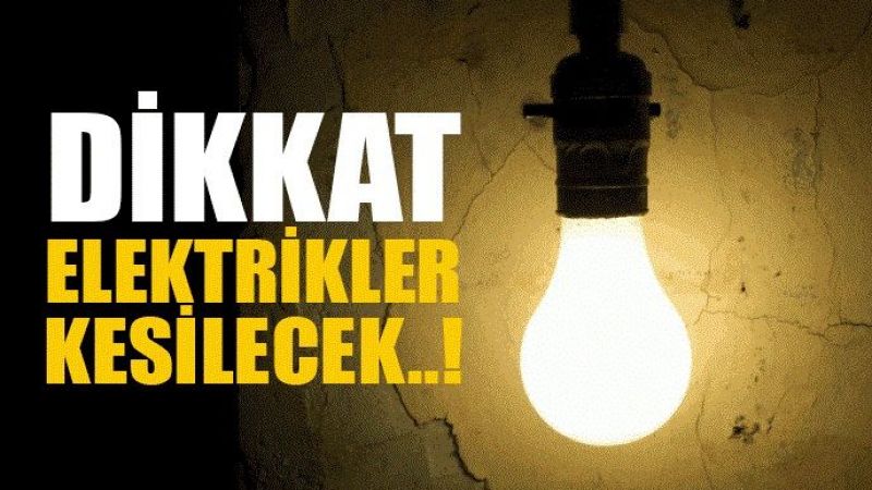 1 Ekim 2022 Gaziantep Elektrik Kesintisi Tam Liste! Gaziantep Elektrik Kesintileri Nerelerde Olacak? 1