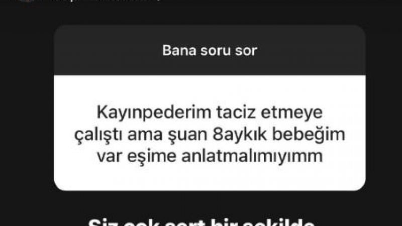 Dünyanın Resmen Çivisi Çıktı! 8 Aylık Bebeği Olan Kadın, Kayınpederi Tarafından Taciz Edildi! Klinik Psikolog Esra Ezmeci O Soruya Sert Bir Yanıt Verdi! 2