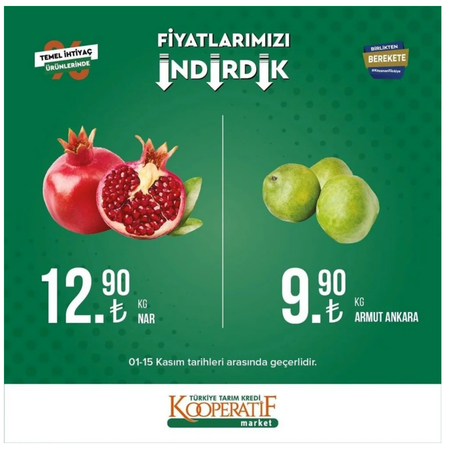 Gaziantepliler Bu İndirimleri Görünce Tarım Kredi Kooperatif Marketlerine KOŞACAK! YOK ARTIK DEDİRTEN İNDİRİMLER (1-15 Kasım güncel indirimli ürünler kataloğu) 4