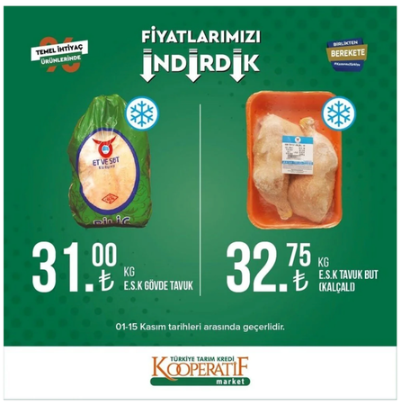 Gaziantepliler Bu İndirimleri Görünce Tarım Kredi Kooperatif Marketlerine KOŞACAK! YOK ARTIK DEDİRTEN İNDİRİMLER (1-15 Kasım güncel indirimli ürünler kataloğu) 8