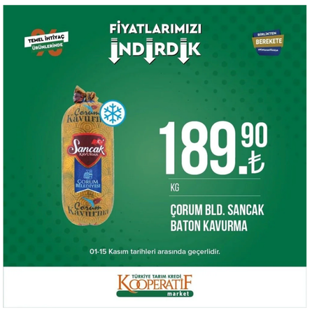 Gaziantepliler Bu İndirimleri Görünce Tarım Kredi Kooperatif Marketlerine KOŞACAK! YOK ARTIK DEDİRTEN İNDİRİMLER (1-15 Kasım güncel indirimli ürünler kataloğu) 9