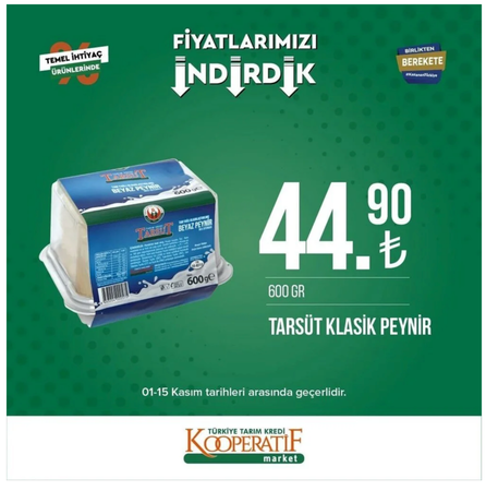 Gaziantepliler Bu İndirimleri Görünce Tarım Kredi Kooperatif Marketlerine KOŞACAK! YOK ARTIK DEDİRTEN İNDİRİMLER (1-15 Kasım güncel indirimli ürünler kataloğu) 14