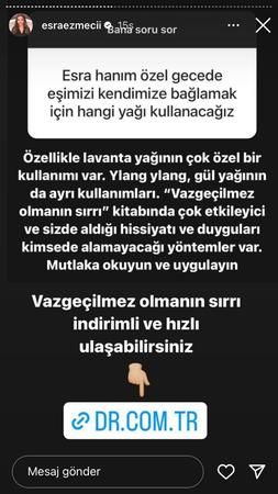 Esra Ezmeci, Bu Kez Vazgeçilmez Olmak İle İlgili Konuştu! Takipçisi İstedi; Esra Ezmeci Güçlü Yatak Odasının Sırrını Açıkladı! İşte O Sır… 3