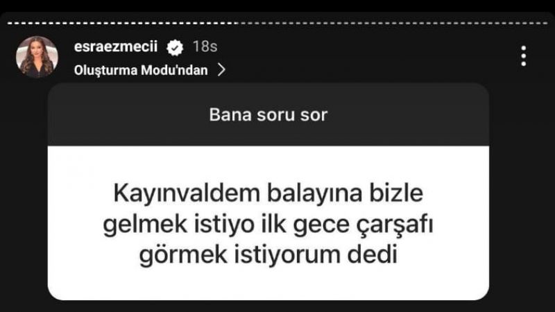 Esra Ezmeci'de Kayınvalide Terörü! Biri Kanlı Çarşafı Görmek İstedi, Diğeri Damadı İle Cinsel İlişkiye Girdi! Ünlü Psikolog, Takipçilerine Sert Çıktı! 3