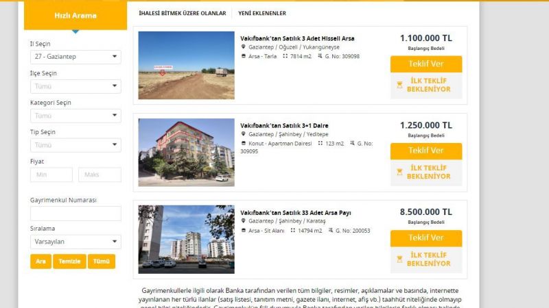 Gaziantep'te Satılık Daire Arayanlar Dikkat! Şahinbey'de Geniş Apartman Dairesi Kamu Bankası Tarafından Satışa Çıkarıldı! 62 Bin 500 TL Ödeyen, Söz Hakkı Olabilecek! 3