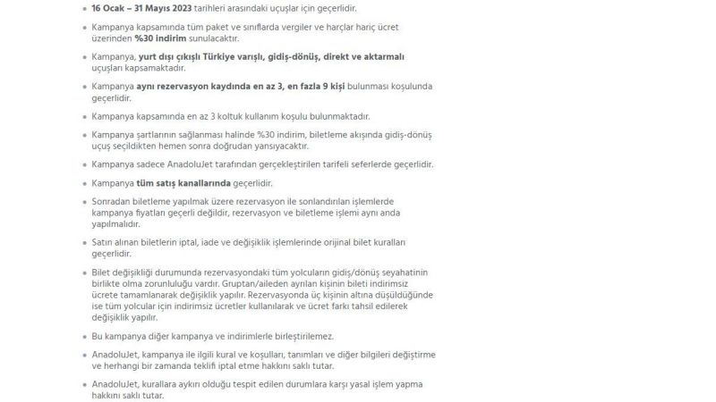 Uçak Bileti Almak İçin Daha Fazla Beklemeyin; Anadolujet’in Aile Kampanyasını Kullanın! Yüze 30’a Kadar İndirim Yapılacak! Sadece 2 Gün Geçerli! 3