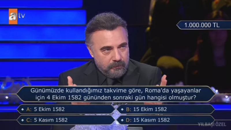 Oktay Kaynarca 1 milyonluk soruyu açtırdı! Ünlü oyuncu Kim Milyoner Olmak İster'de fırtına gibi esip yarışma tarihine geçti! 1