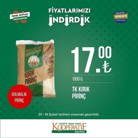 Tarım Kredi Kooperatifi marketleri yine yaptı yapacağını! Ek indirimler başladı; lahanalar 4,90 TL’ye, muzlar 16,50 TL’ye, patatesler 6,90 TL’ye düştü! 6