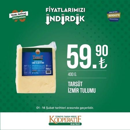 Tarım Kredi Kooperatifi marketleri yine yaptı yapacağını! Ek indirimler başladı; lahanalar 4,90 TL’ye, muzlar 16,50 TL’ye, patatesler 6,90 TL’ye düştü! 8