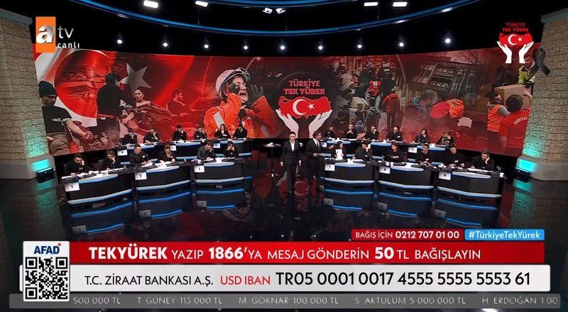 Saat 02.54’e kadar sürdü! Türkiye, deprem bölgesi için adeta tek yürek oldu! İşte canlı yayında toplanan bağış miktarı 2