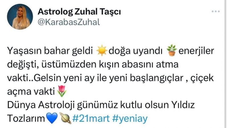 Ünlü Astrolog Zuhal Taşcı Uyardı! Bu Hafta Sel, Deprem Ve Uçak Kazalarına Dikkat! Kerb Yıldızının Etkileri Hissedilecek! 3