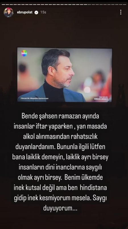 Ebru Polat'tan Ramazan Paylaşımı! Yobazsın Yorumları Havada Uçuştu! “Bana Kimse Laiklik Demesin!” 3