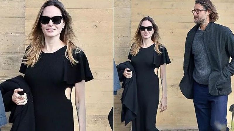 Angelina Jolie milyarder isimle yakalandı! Uzun yıllar sonra o isimle görüntülendi! 4