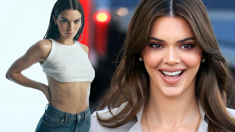 Kendall Jenner’ın sütyensiz pozu olay oldu! Yatakta beyaz atletiyle adeta alev aldı 1