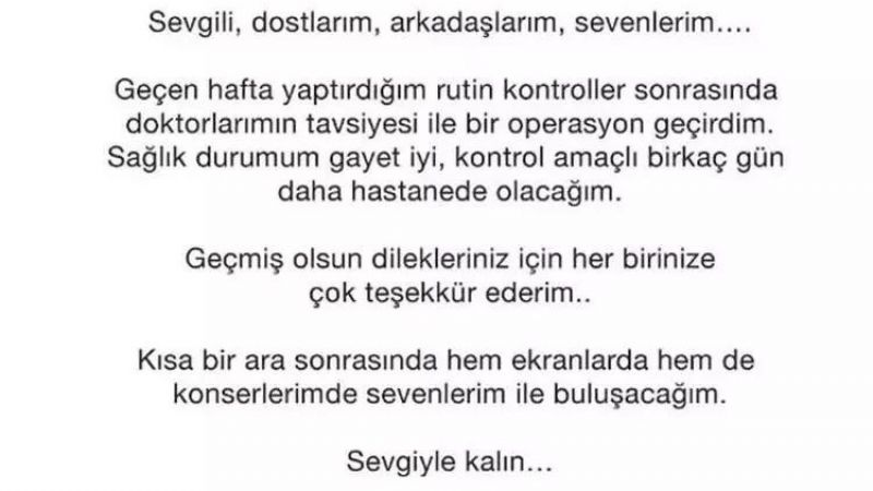 Popüler Klarnetçi Hüsnü Şenlendirici Sevenlerini Önce Üzdü Sonra Sevindirdi! Bağırsağı Alındı: İlk Mesajı Bu Oldu! 3