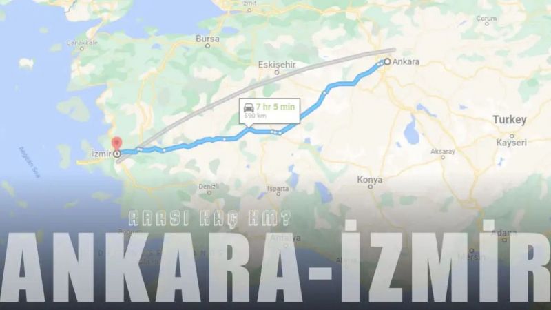 Yeni Proje İle 14 Saatlik Yol 3 Buçuk Saate Kadar Düşecek! İzmir İle Ankara Arasındaki Mesafe Kısalacak! 3