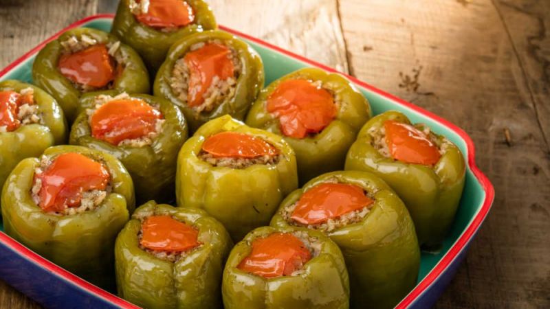 Antep Usulü Biber Dolma Yemeği Tarifi, Antep Usulü Biber Dolma Nasıl Yapılır? Evde Antep Usulü Biber Dolma Yapılışı 1