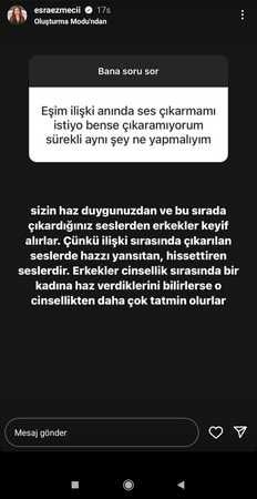 Cinsel ilişkide sesi çıkmayan kadına Psikolog Esra Ezmeci’den taktik! Sekste kocasını memnun etmek isteyen kadınlara altın niteliğinde tavsiyeler verdi 2