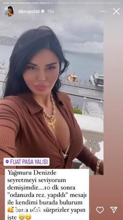 Göğüs dekolteli mini elbisesiyle Instagram’ı birbirine kattı! Ebru Polat’a yapılan rezervasyon sürprizi ağızları resmen açık bıraktı! Meğer… 1