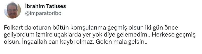 İzmir’deki yangına dair açıklama geldi! İbrahim Tatlıses yangına dair açıklamayı sosyal medya hesabından yaptı! 2