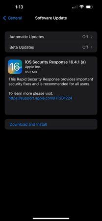 IOS 16.4.1 Sürümünün Güvenlik Açığı Sorunu Çözüldü! Apple Hızlı Güvenlik Tepkisi Güncellemesini Sundu! 3