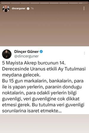 Dinçer Güner Ay Tutulmasının Etkilerine İşaret Etti: Veri Güvenliği Sorunları Ortaya Çıkabilir! 3