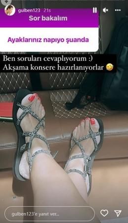 Gülben Ergen takipçisinin müstehcen İnstagram mesajını ifşaladı! Erkek hayranı ayaklarını görünce dayanamadı… 2