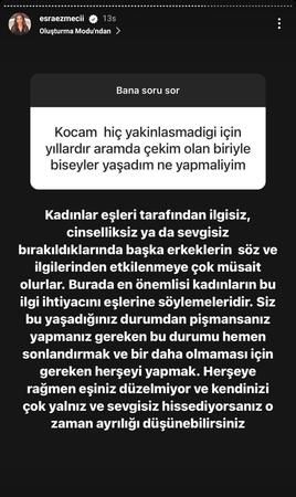 Eşi ile cinsel yaşantısı olmayınca, çareyi başka erkeğe gitmekte buldu! Uzman Klinik Psikolog Esra Ezmeci, o kadına sert çıktı: “Kadınlar çok müsait!” 2