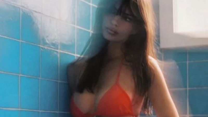 Emily Ratajkowski'nin tangalı paylaşımı sosyal medyada olay oldu! 2