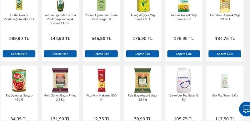 CarrefourSA Market, Gaziantep'te fiyatları güncelledi! Temel gıda ürünleri ve deterjanlar yok pahasına satışta: Salça 39 TL, ayçiçek yağı 134 TL, deterjan 84 TL! 2