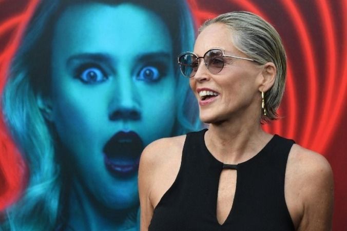 Sharon Stone Temel İçgüdü performansını aratmadı! Leopar desenli bikinisini giydi ayna karşısına geçti! 3