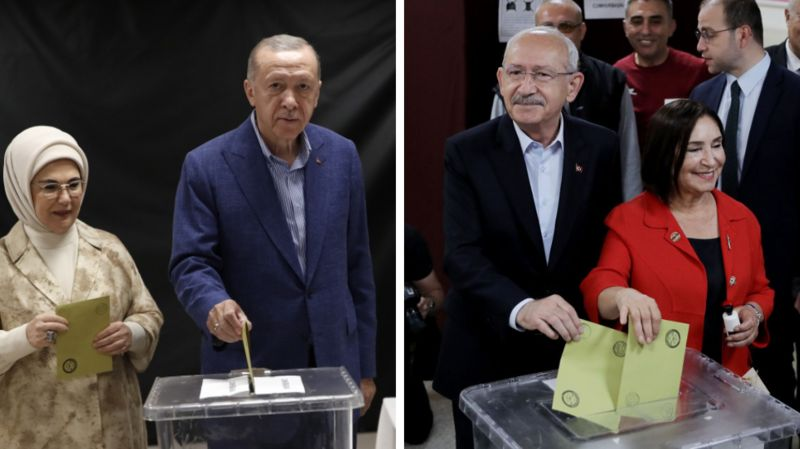 İkinci tur seçiminde siyasiler sandıkta! Erdoğan, Kılıçdaroğlu, Akşener, İnce gibi isimler oy kullandı: İşte siyasilerin o pozları... 1