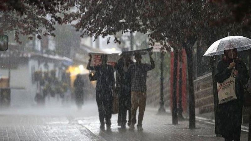 Meteoroloji 13 şehir için sarı kodlu kuvvetli yağış uyarısında bulundu! Yağış sırasında kuvvetli rüzgar da söz konusu! 2