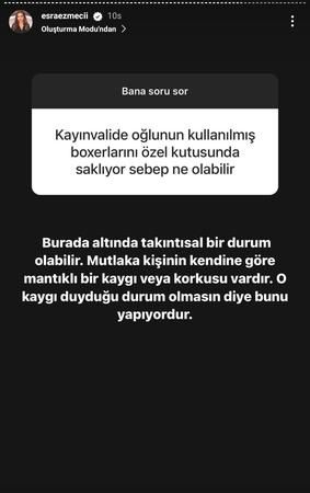 Evli oğlunun kullanılmış iç çamaşırını kutuda saklayan kayınvalide, “Yok artık” dedirtti! Esra Ezmeci'nin teşhisi dikkat çekti! 3