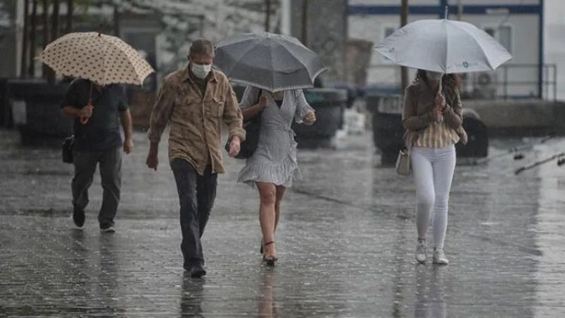 Meteoroloji tarafından saat açıklandı! 6 bölgede sağanak uyarısı! 3