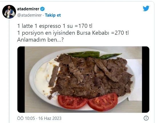 Ata Demirer’den dikkat çeken paylaşım! Ünlü isim de fahiş fiyatlara isyan etti! 2