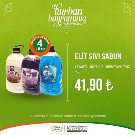 Tarım Kredi Marketlerinde dev indirim! Süt ve süt ürünlerinde iki hafta geçerli indirimler başladı! 7