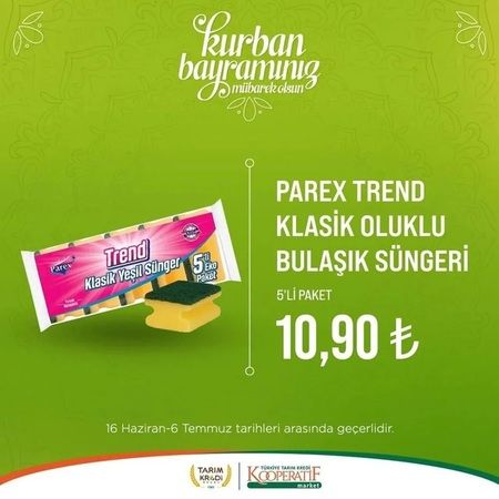 Tarım Kredi Marketlerinde dev indirim! Süt ve süt ürünlerinde iki hafta geçerli indirimler başladı! 5