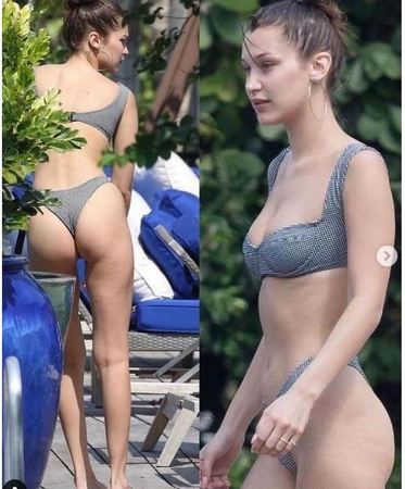 Bella Hadid’in bikinili pozları olay yarattı: Kusursuz güzel meğer o kadar da kusursuz değilmiş! Bella Hadid’in herkesten gizlediği kusuru ne? 2