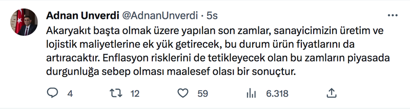 Gaziantep'te Oda Başkanları ZAMLARA İSYAN ETTİ! Gaziantep'te Oda Başkanları: 'ZAMLARDAN GERİ ADIM ATILMASI GEREK' 3