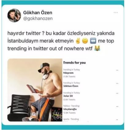 Yurtdışında yaşayan şarkıcı Gökhan Özen Twitter’ın gündemine oturdu! Seneler sonra ilk kez paylaşım yaptı! Son hali görenleri şoke etti! 2