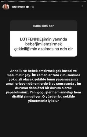 Bebeğini emziren anneden, dikkat çeken soru: “Çekiciliğim azalır mı?” Esra Ezmeci'nin yanıtı olay oldu: “Göğüsler hem anneliği hem de dişiliği...” 2