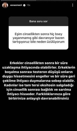 Cinsel ilişkiden sonra sırtını dönüp yatan kocasından şikayet etti! Esra Ezmeci araya girdi: “Hormon seviyesi düşünce...” 2