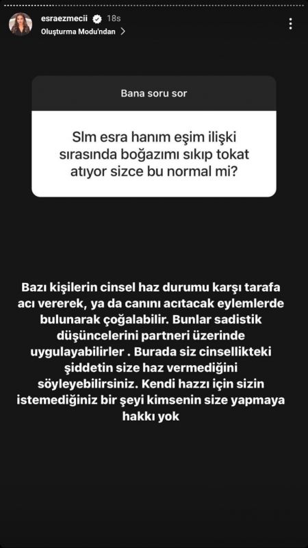 Esra Ezmeci'de “Bu kadarı da olmaz” dedirten itiraf: “Cinsel ilişkide önce boğazımı sıkıyor sonra…” 2